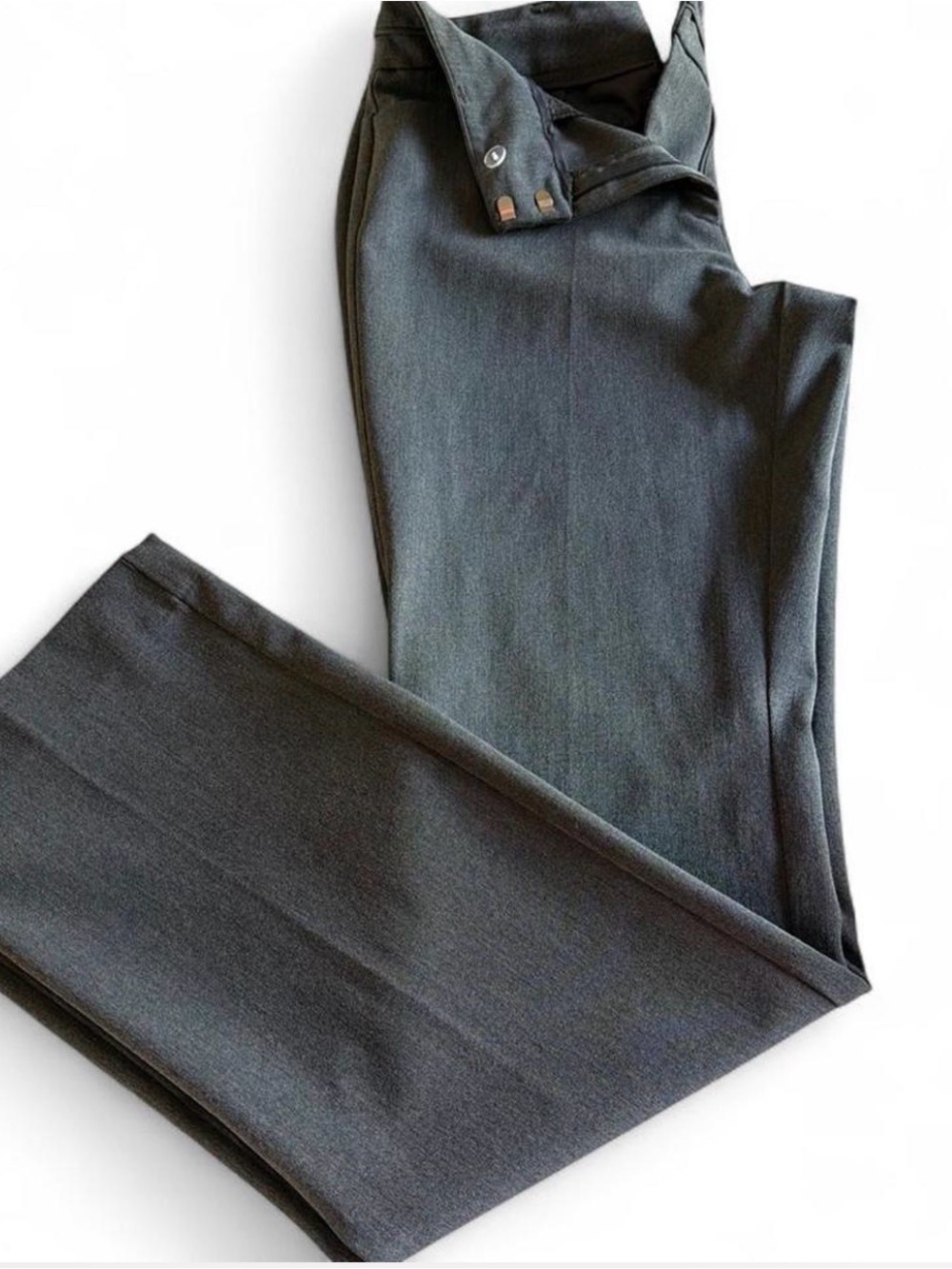 Women size 10 Tall gray dress pants by 7th Avenue Studio Design New York & Co.